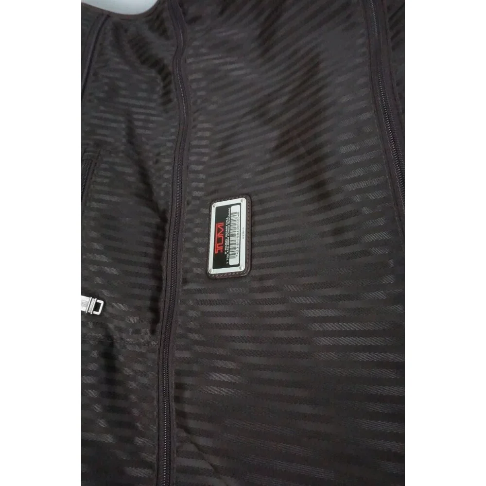 Tumi Brown Leather Garment Bag Luggage